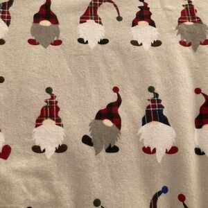 Pottery Barn Teen Twin XL Organic Gnome Flannel Sheet Set